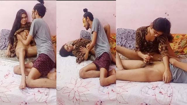 Skinny Young Indian Teen Blowjob and Hardcore Sex uncut 2023 hindi mms