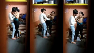 Sexy Bhabhi Boobs Sucking Newly Marired Couple Spy Camera Viral Video Watch