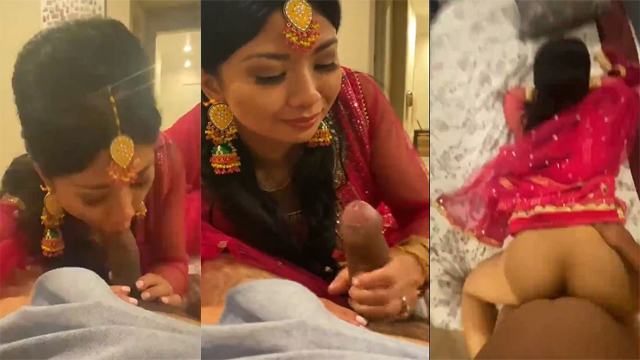 Newly Married Wife Suck And Doggy Fuck first time honeymoon sex Watch Now