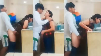 Free Desi MMS Porn Videos Young Dewar Fucking Bhabhi In Kitchen