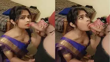 Indian Hindi Porn Videos Mallu girl in saree give hot blowjob to Jija