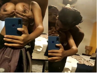FSIBlog Desi College Girl Boobs Pressing By Lover Nude Selfie MMS